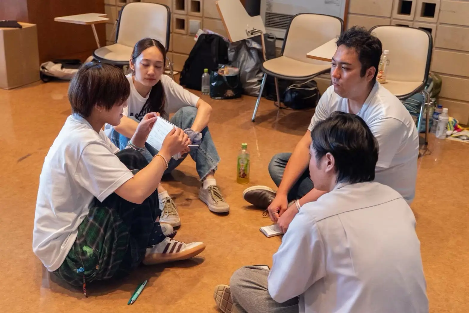 子どもたちとの練習
