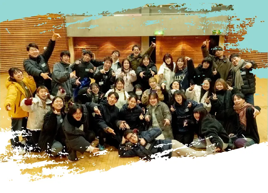 日本各地から集まったMUSICAL TRAVEL参加者の集合写真